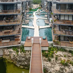  Apartment Waterworld 2br W Cenote -lagoons - Big Gym